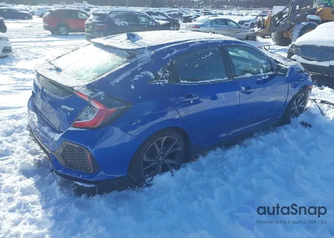 2018 Honda Civic Sport из США, поврежденный, VIN SHHFK7H42JU406268